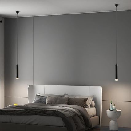 Immax NEO 07275Z - LED RGB+CCT dimmbare Pendelleuchte an Seil NEO PUNTO 1xGU10/4,8W/230V Tuya