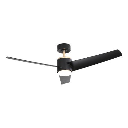Immax NEO 07280L - Dimmbarer LED-Deckenventilator BEAUTY LED/18W/230V Wi-Fi Tuya schwarz + Fernbedienung