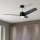 Immax NEO 07280L - Dimmbarer LED-Deckenventilator BEAUTY LED/18W/230V Wi-Fi Tuya schwarz + Fernbedienung