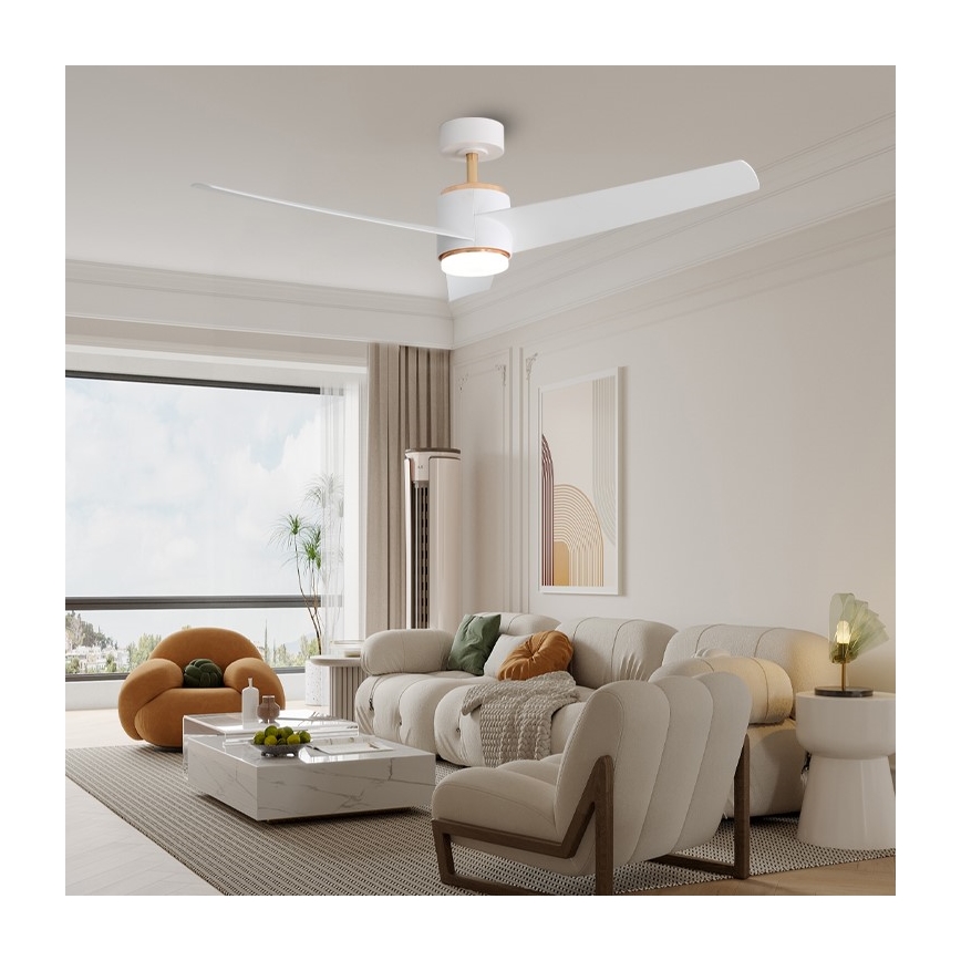 Immax NEO 07281L - LED+CCT dimmbarer Deckenventilator BEAUTY LED/18W/230V 3000/4000/6000K Wi-Fi Tuya + Fernbedienung