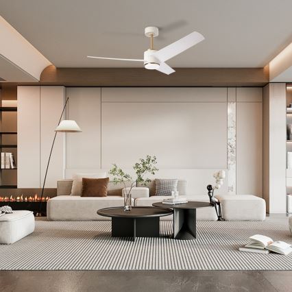 Immax NEO 07281L - LED+CCT dimmbarer Deckenventilator BEAUTY LED/18W/230V 3000/4000/6000K Wi-Fi Tuya + Fernbedienung