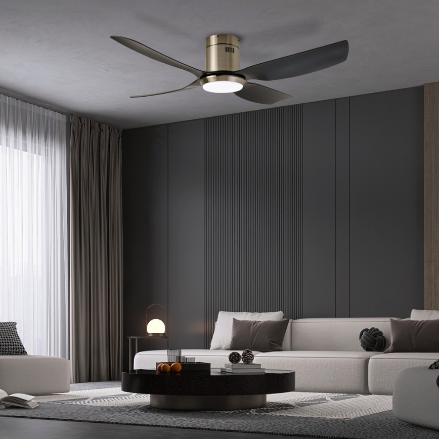 Immax NEO 07282L - LED+CCT Dimmbarer Deckenventilator PURE LED/24W/230V 3000/4000/6000K Wi-Fi Tuya + Fernbedienung