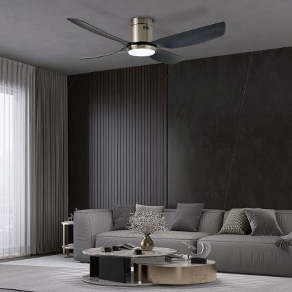 Immax NEO 07282L - LED+CCT Dimmbarer Deckenventilator PURE LED/24W/230V 3000/4000/6000K Wi-Fi Tuya + Fernbedienung