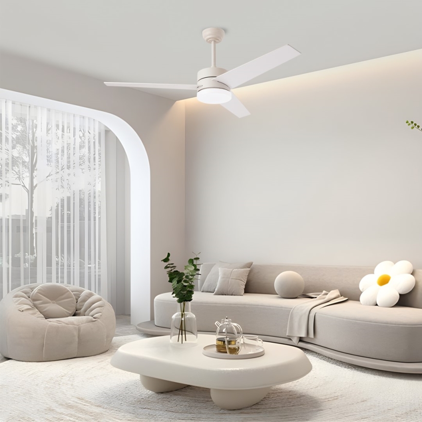 Immax NEO 07284L - LED+CCT Dimmbarer Deckenventilator VARIABLE LED/24W/230V 3000/4000/6000K Wi-Fi Tuya + Fernbedienung