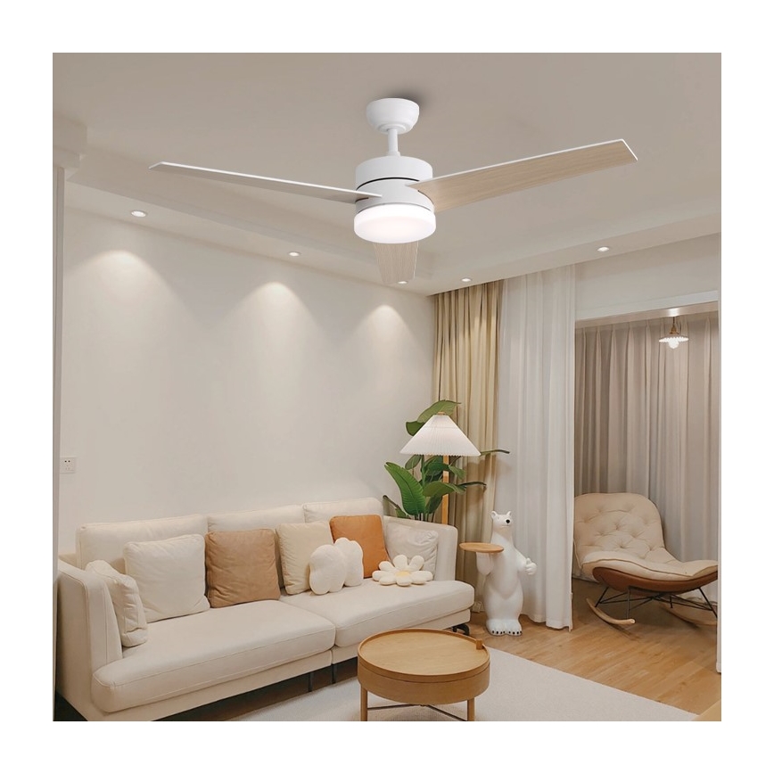 Immax NEO 07284L - LED+CCT Dimmbarer Deckenventilator VARIABLE LED/24W/230V 3000/4000/6000K Wi-Fi Tuya + Fernbedienung