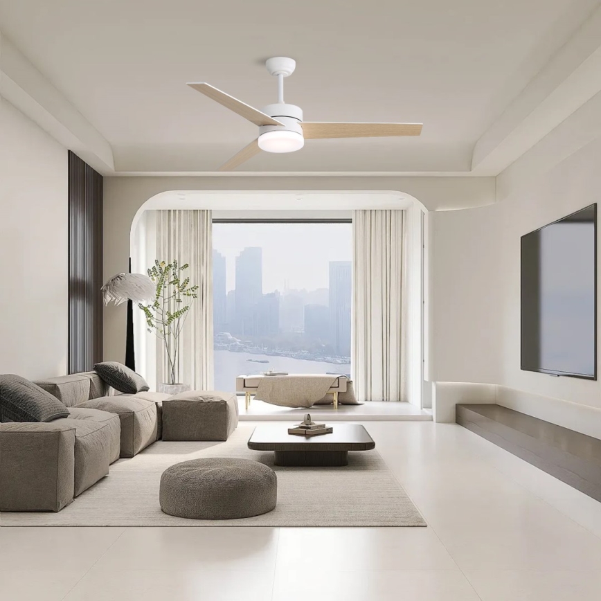 Immax NEO 07284L - LED+CCT Dimmbarer Deckenventilator VARIABLE LED/24W/230V 3000/4000/6000K Wi-Fi Tuya + Fernbedienung