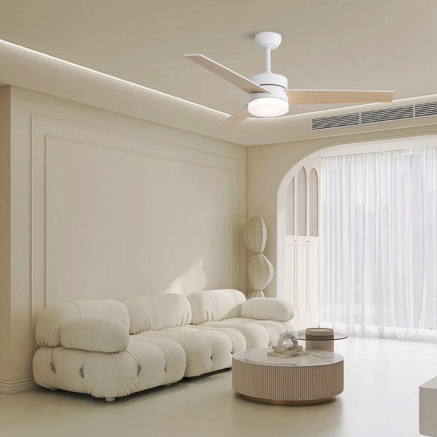Immax NEO 07284L - LED+CCT Dimmbarer Deckenventilator VARIABLE LED/24W/230V 3000/4000/6000K Wi-Fi Tuya + Fernbedienung