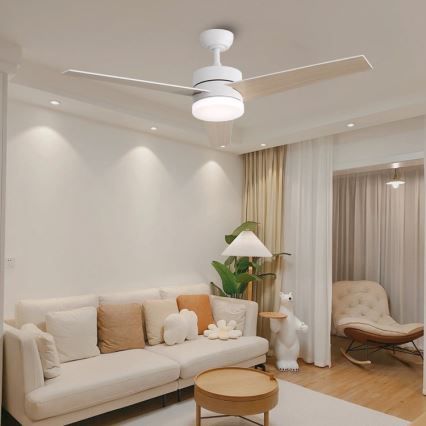 Immax NEO 07284L - LED+CCT Dimmbarer Deckenventilator VARIABLE LED/24W/230V 3000/4000/6000K Wi-Fi Tuya + Fernbedienung