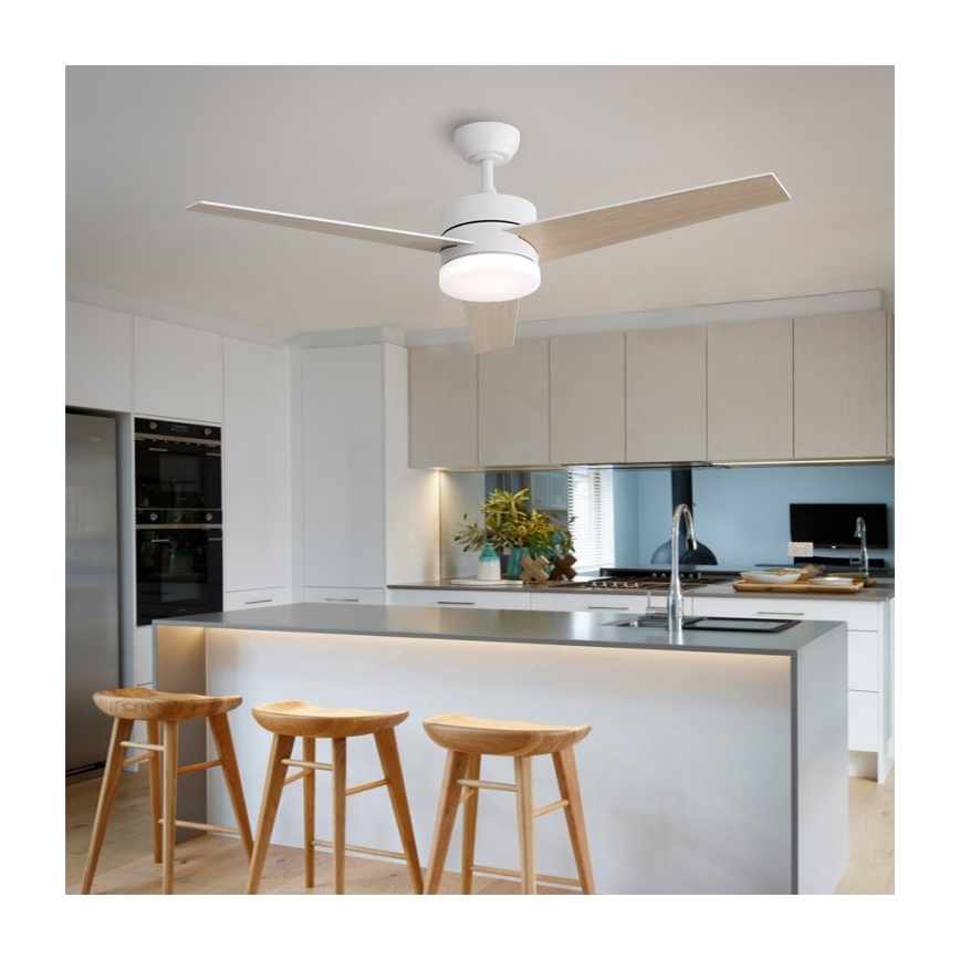 Immax NEO 07284L - LED+CCT dimmbarer Deckenventilator VARIABLE LED/24W/230V 3000/4000/6000K Wi-Fi Tuya Ø 132 cm + Fernbedienung