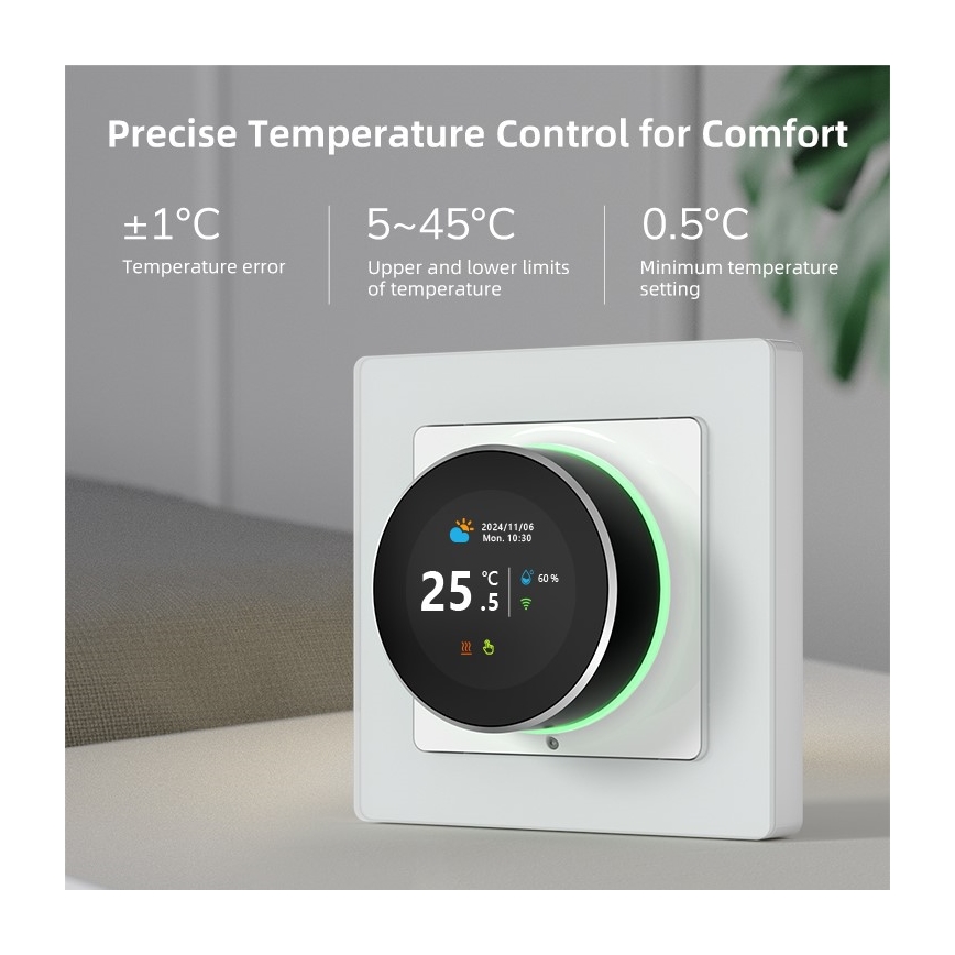Immax NEO 07534L - SMART-Thermostat für Fußbodenheizung 230V/3A Wi-Fi Tuya