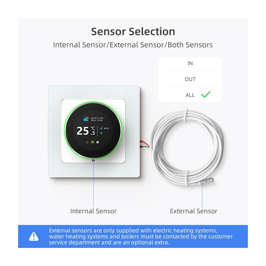 Immax NEO 07534L - SMART-Thermostat für Fußbodenheizung 230V/3A Wi-Fi Tuya