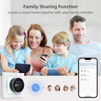 Immax NEO 07534L - SMART-Thermostat für Fußbodenheizung 230V/3A Wi-Fi Tuya