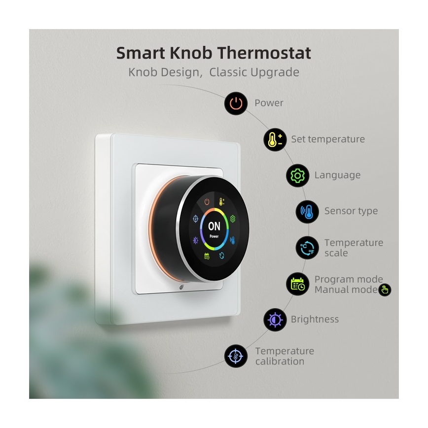 Immax NEO 07534L - SMART-Thermostat für Fußbodenheizung 230V/3A Wi-Fi Tuya