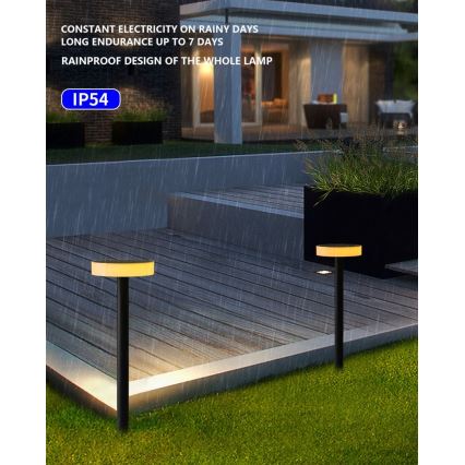 Immax NEO 07910L - LED RGB dimmbares Solarlampe mit Sensor NEO LITE LED/1W/5V rund IP54 Tuya 1300 mAh