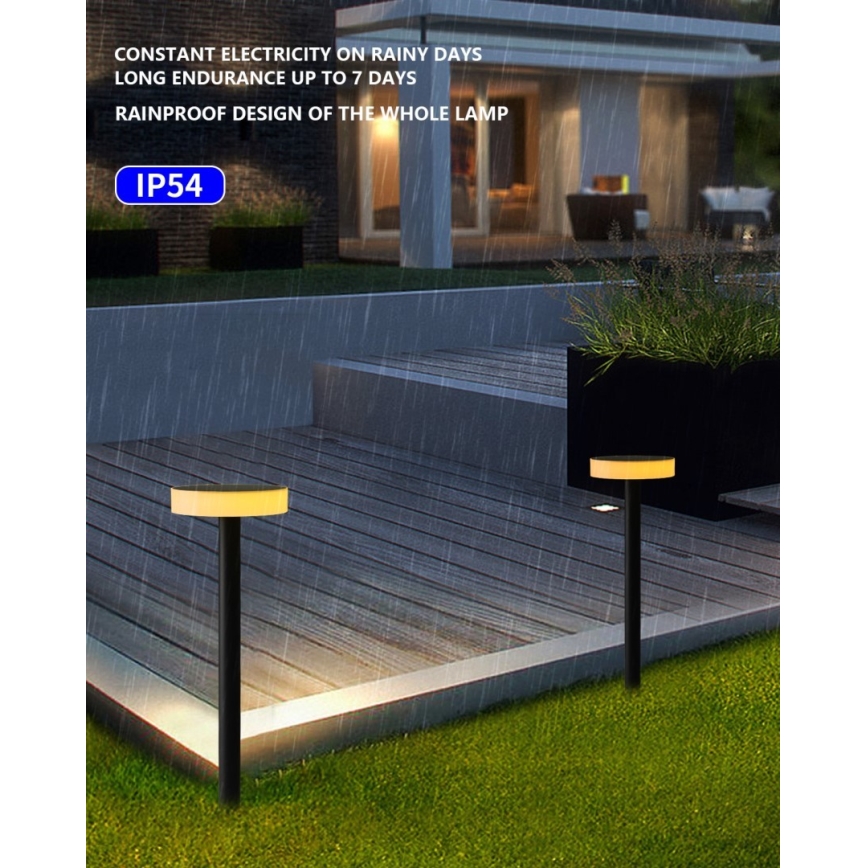 Immax NEO 07910L - LED RGB dimmbares Solarlampe mit Sensor NEO LITE LED/1W/5V rund IP54 Tuya 1300 mAh