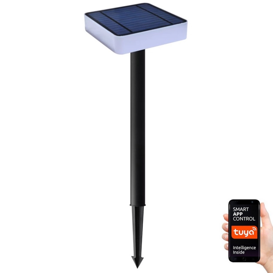 Immax NEO 07911L - LED RGB dimmbares Solarleuchte mit Sensor NEO LITE LED/1W/5V eckig IP54 Tuya 1300 mAh