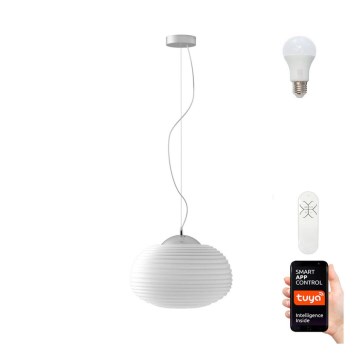 Immax NEO - Dimmbare LED RGB Hängeleuchte COCONO 1xE27/8,5W/100-240V 34 cm Tuya