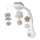 Infantino - Mobile mit Melodie 3in1 für das Babybett 3xAAA Braun