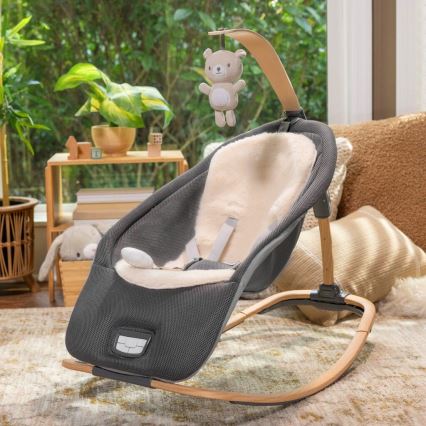 Ingenuity - Kinderwippe mit Vibration und Melodie EVERY SEASON WESLEY 3xC grau