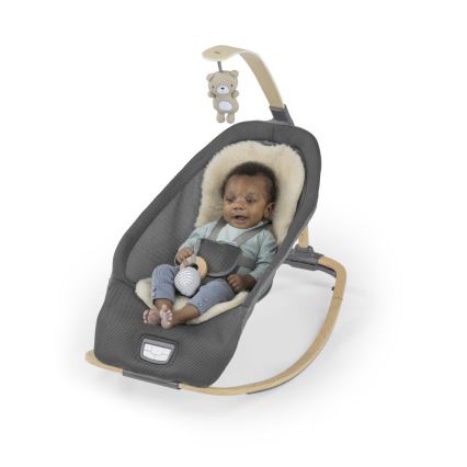 Ingenuity - Kinderwippe mit Vibration und Melodie EVERY SEASON WESLEY 3xC grau