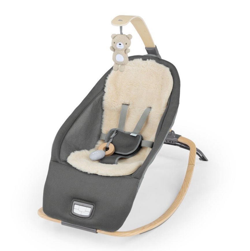 Ingenuity - Kinderwippe mit Vibration und Melodie EVERY SEASON WESLEY 3xC grau