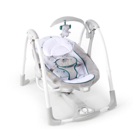 Ingenuity - Kinderwippe mit Vibration und Melodie 2in1 NASH 4xLR20