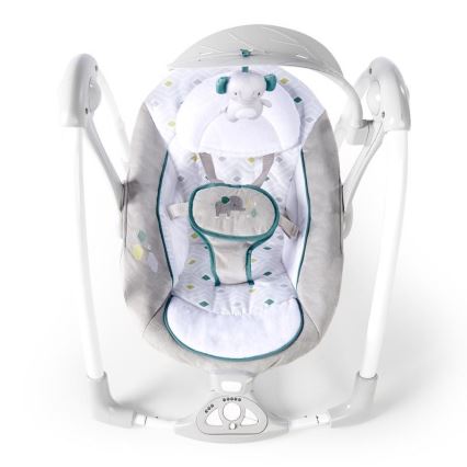 Ingenuity - Kinderwippe mit Vibration und Melodie 2in1 NASH 4xLR20
