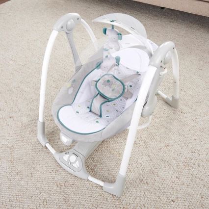 Ingenuity - Kinderwippe mit Vibration und Melodie 2in1 NASH 4xLR20