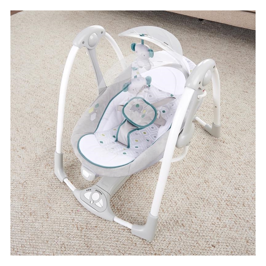 Ingenuity - Kinderwippe mit Vibration und Melodie 2in1 NASH 4xLR20