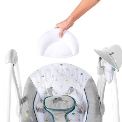 Ingenuity - Kinderwippe mit Vibration und Melodie 2in1 NASH 4xLR20