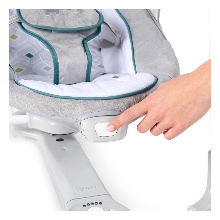 Ingenuity - Kinderwippe mit Vibration und Melodie 2in1 NASH 4xLR20