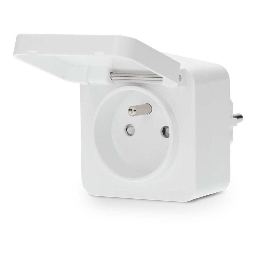 Intelligente Steckdose Smartlife 3680W/230V/ Typ E/16A Wi-Fi Tuya IP44