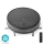 Intelligenter Saugroboter mit Wischfunktion 28W/2500 mAh WLAN Schwarz + Fernbedienung