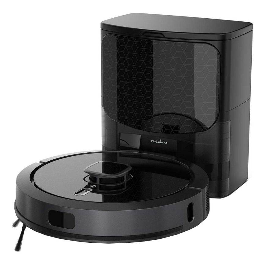 Intelligenter Saugroboter mit Wischfunktion SmartLife 5200 mAh Wi-Fi Tuya Schwarz + Fernbedienung