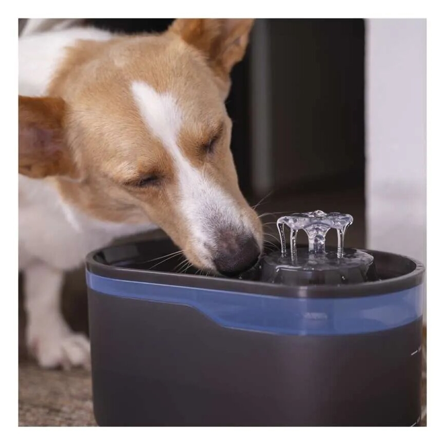 Intelligenter Wasserspender für Haustiere 2,6 l/5V grau mit Wi-Fi
