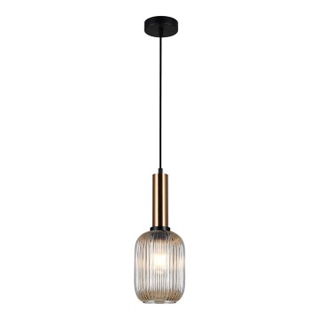 ITALUX - Hängeleuchte ANTIOLA 1xE27/40W/230V Ø 15 cm Bronze