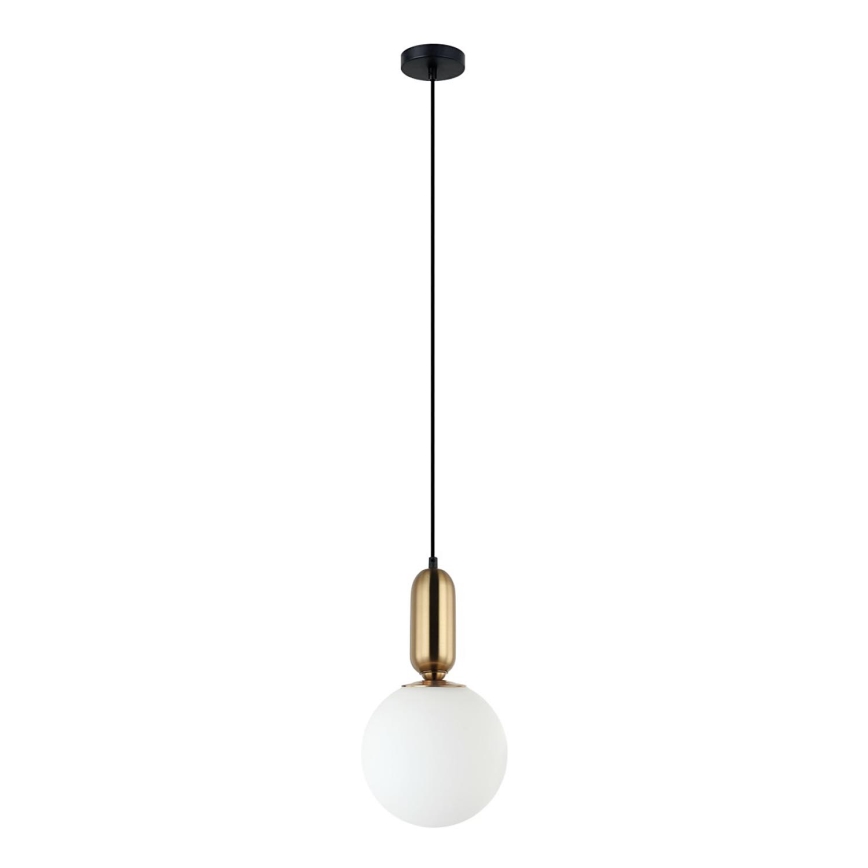 ITALUX - Hängeleuchte auf Kabel ALDEVA 1xE27/40W/230V Ø 20 cm schwarz/bronze