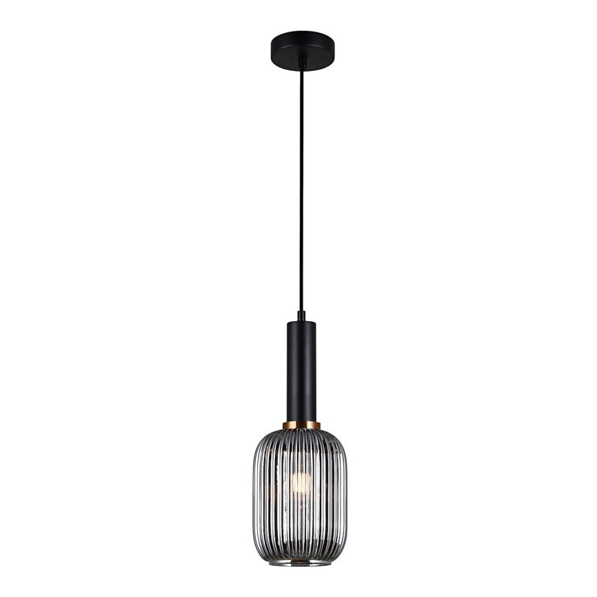 ITALUX - Hängeleuchte auf Kabel ANTIOLA 1xE27/40W/230V Ø 15 cm schwarz