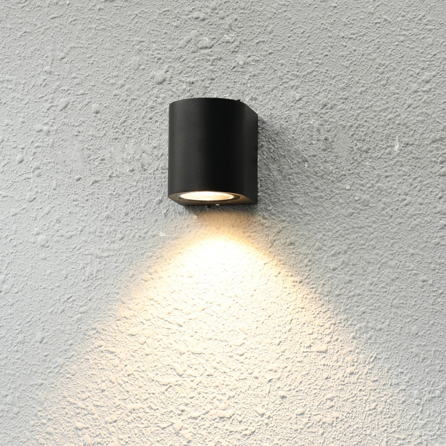 ITALUX - Außenwandleuchte GENTA 1xGU10/40W/230V IP54 8 cm