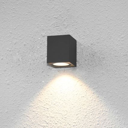 ITALUX - Außenwandleuchte GENTA 1xGU10/40W/230V IP54 8 cm