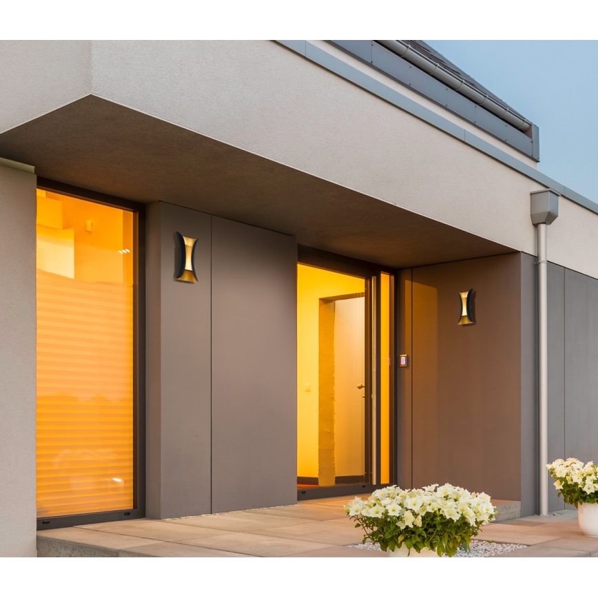 ITALUX - LED Außenwandleuchte DANTE LED/6W/230V 4000K IP54 15 cm