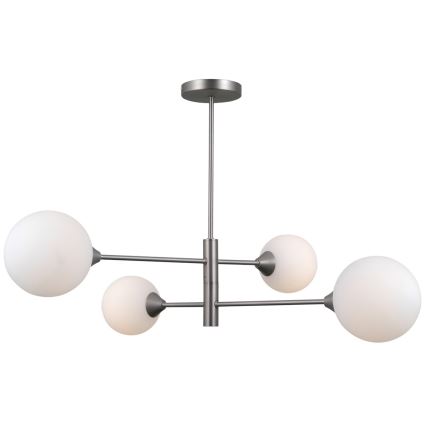 ITALUX - Deckenleuchte auf Stange EVORA 4xG9/5W/230V Nickel