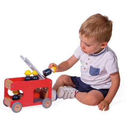 Janod - Holz-Feuerwehrwagen BOLID