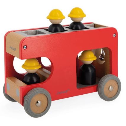 Janod - Holz-Feuerwehrwagen BOLID