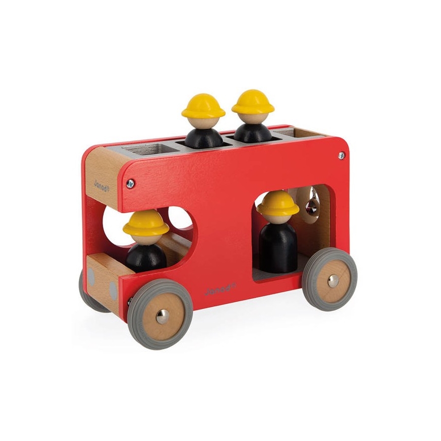 Janod - Holz-Feuerwehrwagen BOLID