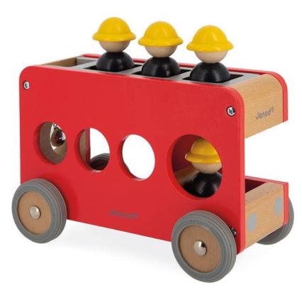 Janod - Holz-Feuerwehrwagen BOLID