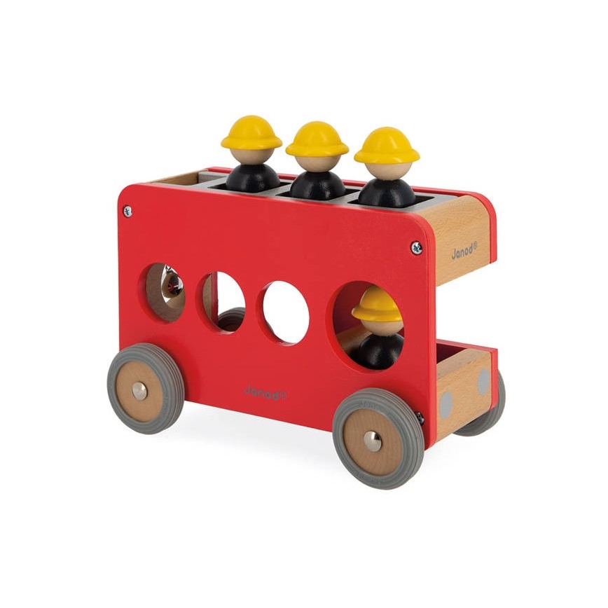 Janod - Holz-Feuerwehrwagen BOLID