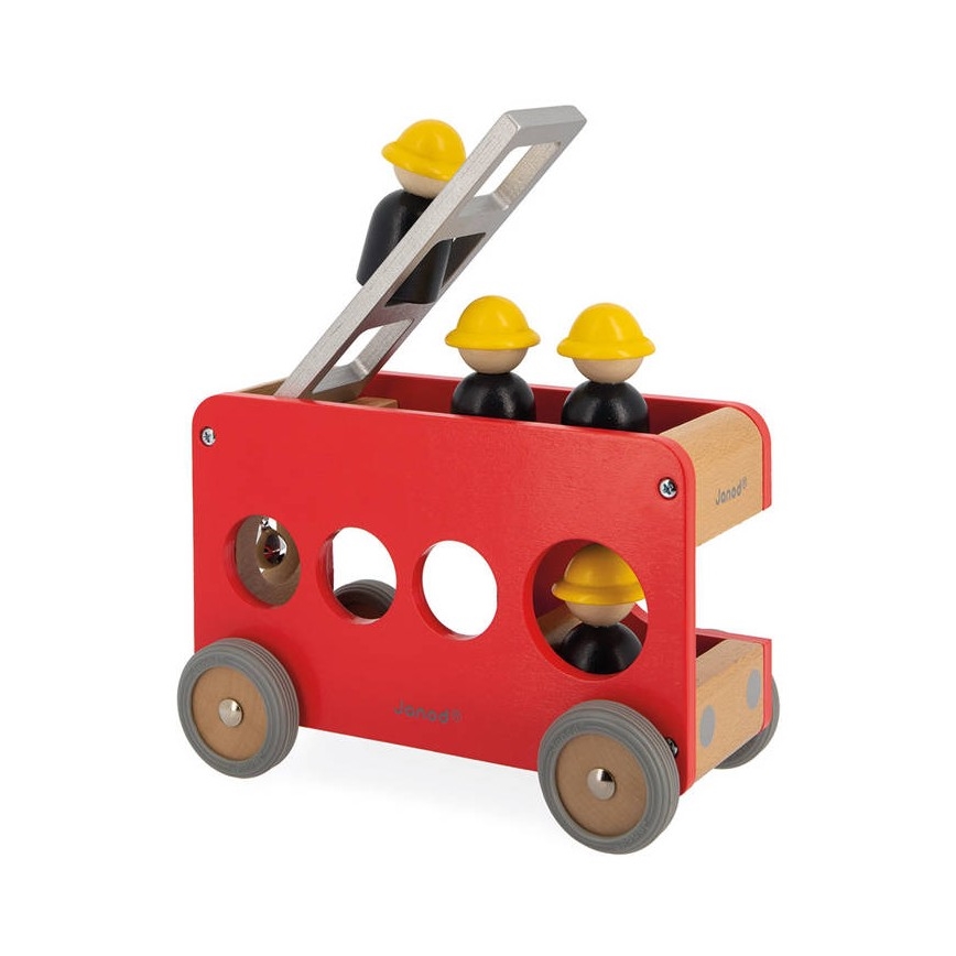Janod - Holz-Feuerwehrwagen BOLID