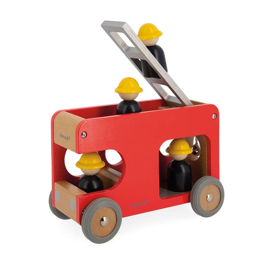 Janod - Holz-Feuerwehrwagen BOLID