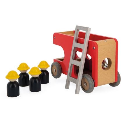 Janod - Holz-Feuerwehrwagen BOLID